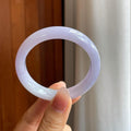 糯冰紫罗兰翡翠平安镯（51.5mm）（yc311443）