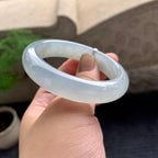 糯冰种飘花平安镯（52.7mm）（yc195928）
