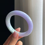 糯冰紫罗兰翡翠平安镯（57.8mm）（yc381378）