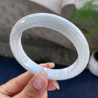 细糯种无色正圈平安镯57圈    天然缅甸A货翡翠（yc352029）