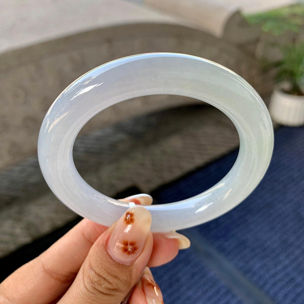 细糯种带底色圆条手镯（52.8mm）（yc248094）