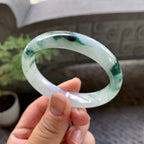 细糯种飘花贵妃手镯（55mm）（yc243899）