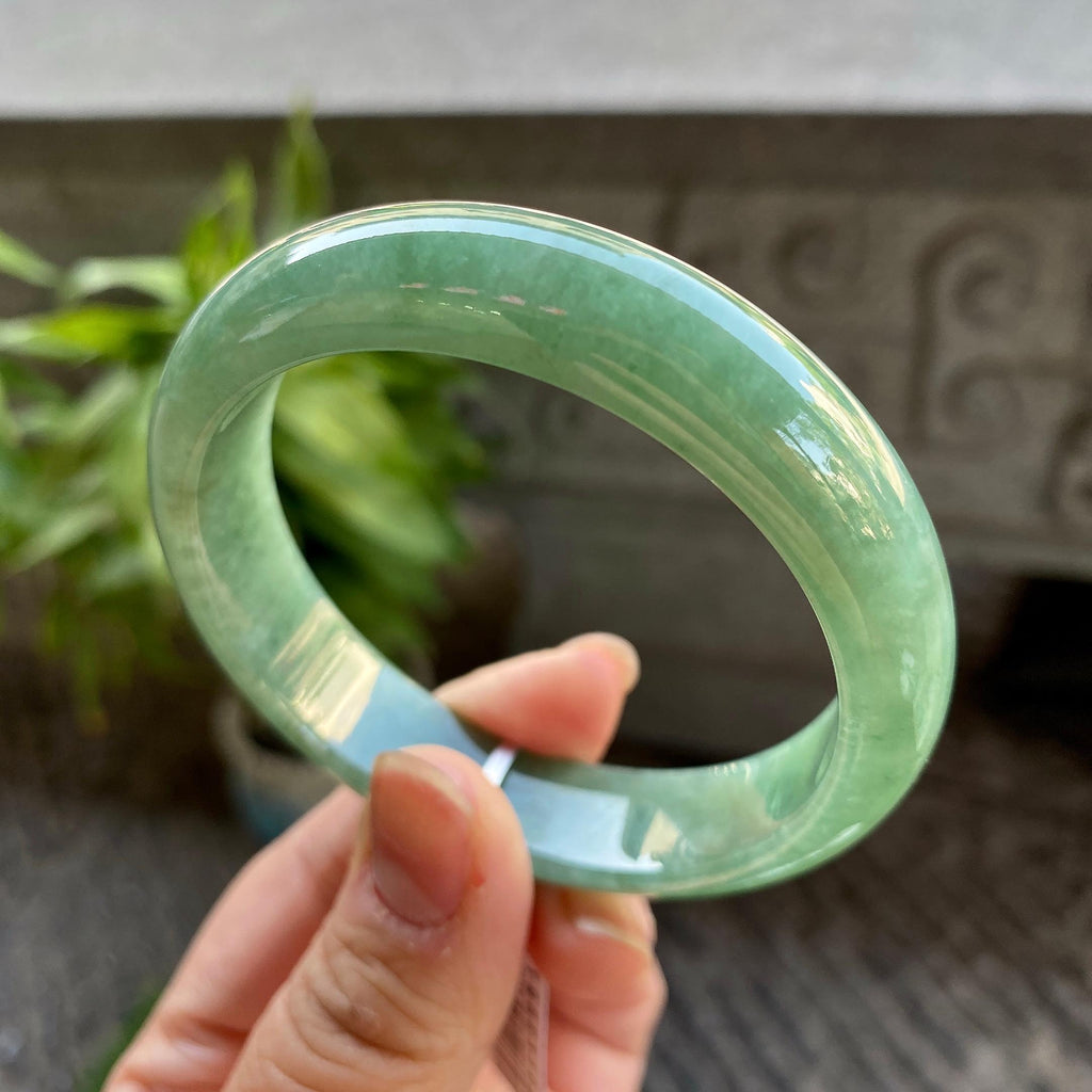 糯种油青平安镯（56.2mm）（yc311017）