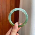 冰种黄翡飘花特色镯（51.6mm）（yc374100）