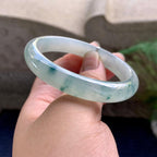 糯冰种飘花贵妃手镯（54.8mm）（yc223264）