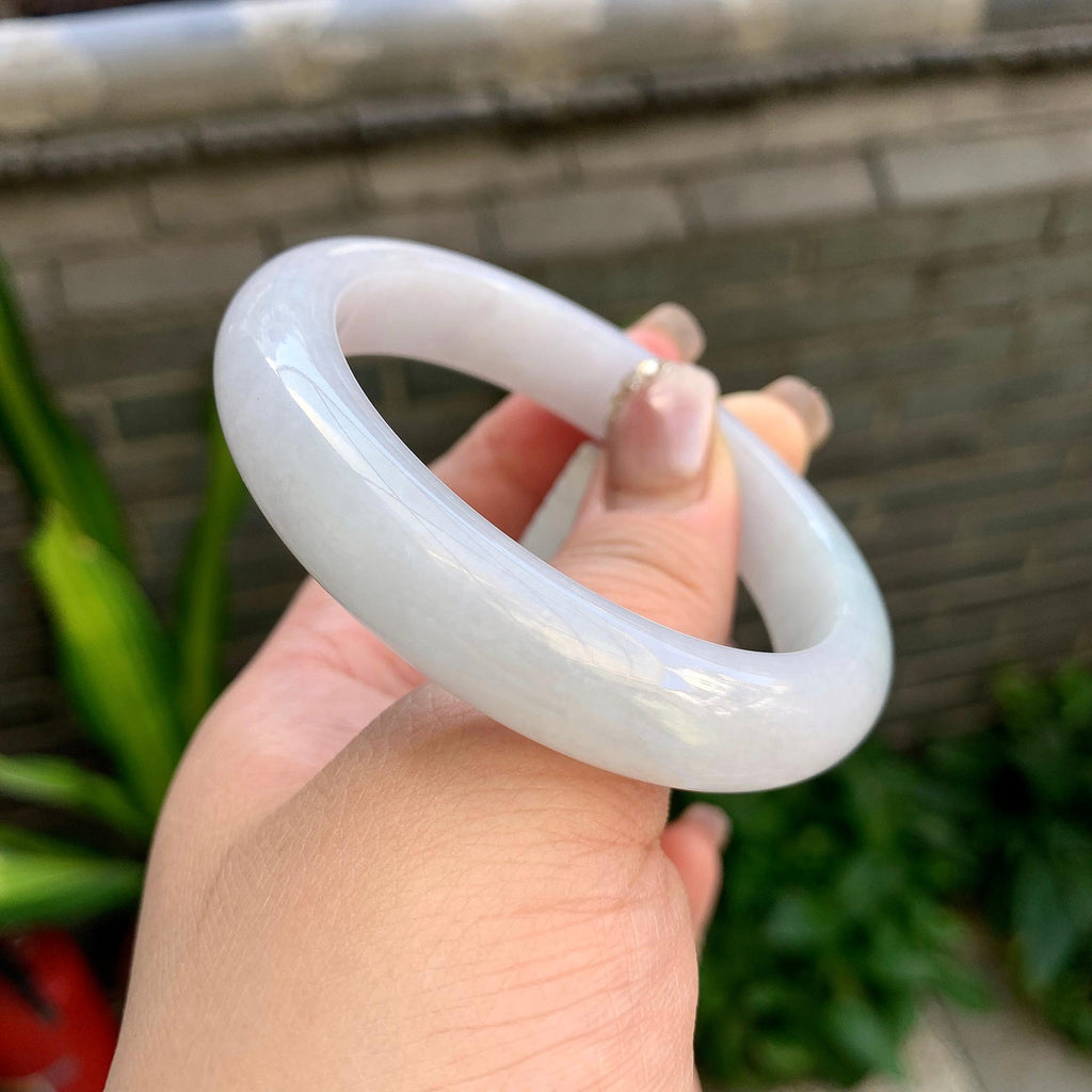 细糯种无色平安镯（53.8mm）（yc291721）