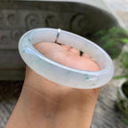 糯冰种飘花贵妃手镯（58.7mm）（yc202387）