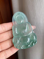 冰种晴底翡翠观音（yc292895）