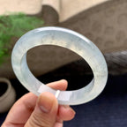 糯冰种乌鸡平安镯（54.3mm）（yc198231）