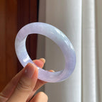 糯冰紫罗兰翡翠平安镯（54mm）（yc407485）