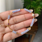 细糯种紫罗兰算盘珠手链（yc207250）