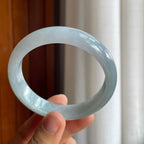 糯冰翡翠平安镯（59mm）（yc221956）