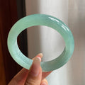 糯冰种晴底翡翠平安镯（56mm）（yc200656）