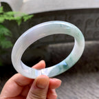 糯种飘花平安镯（61.5mm）（yc202355）