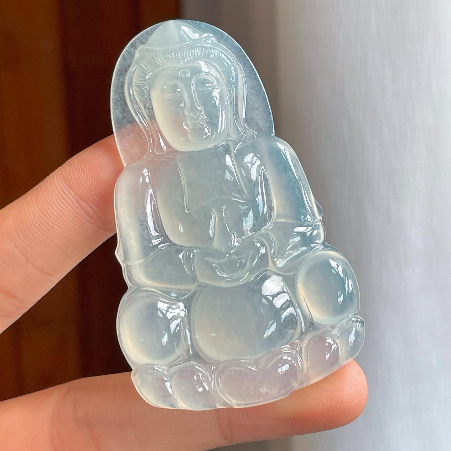 冰种翡翠观音（yc312954）