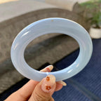 细糯种紫罗兰圆条手镯（54.4mm）（yc249407）