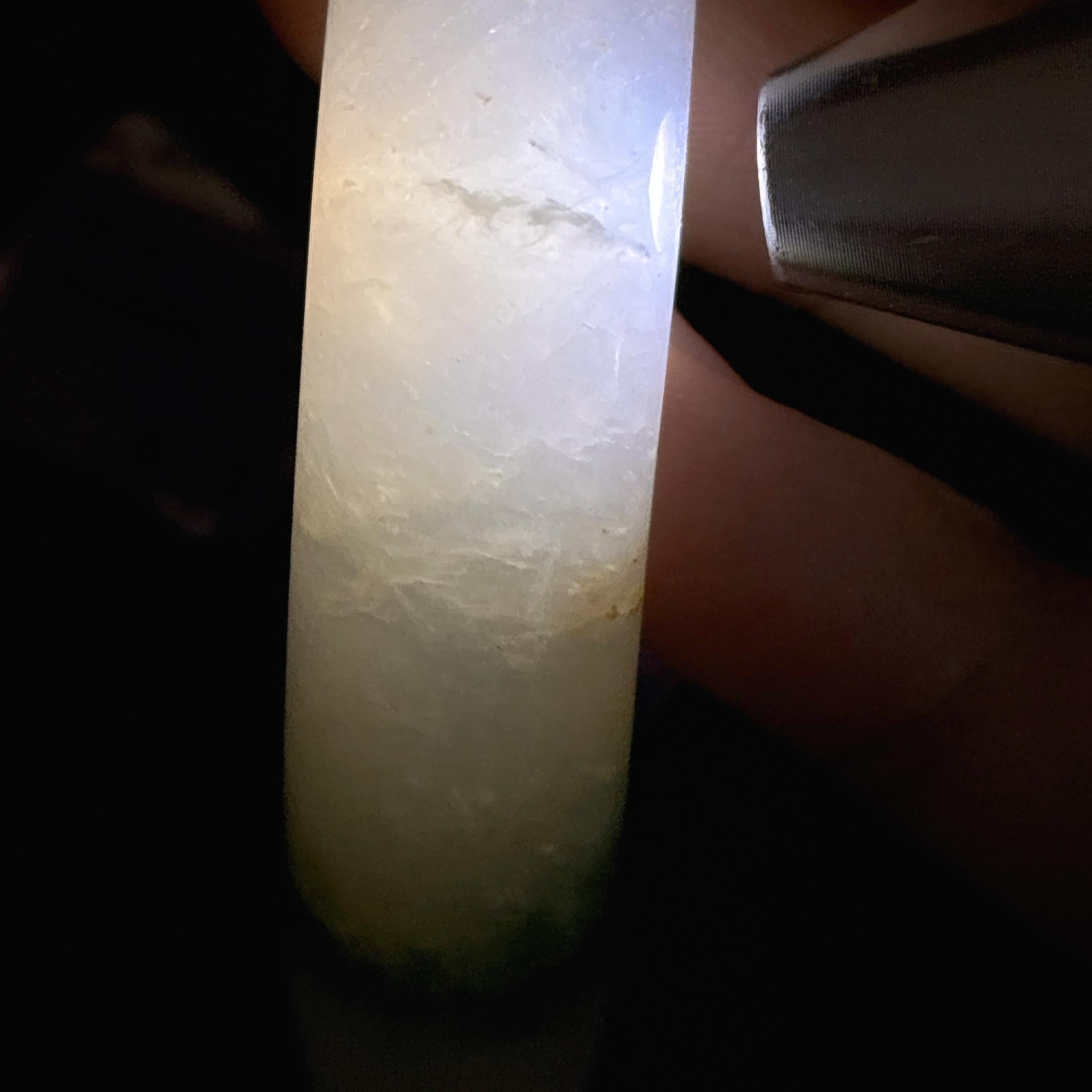 糯冰红翡飘花特色正圈平安镯 54圈 天然缅甸A货翡翠（yc484796）