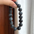 细糯种乌鸡手串 天然缅甸A货翡翠（yc455578）