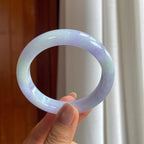 糯冰紫罗兰翡翠平安镯（54.8mm）（yc407500）