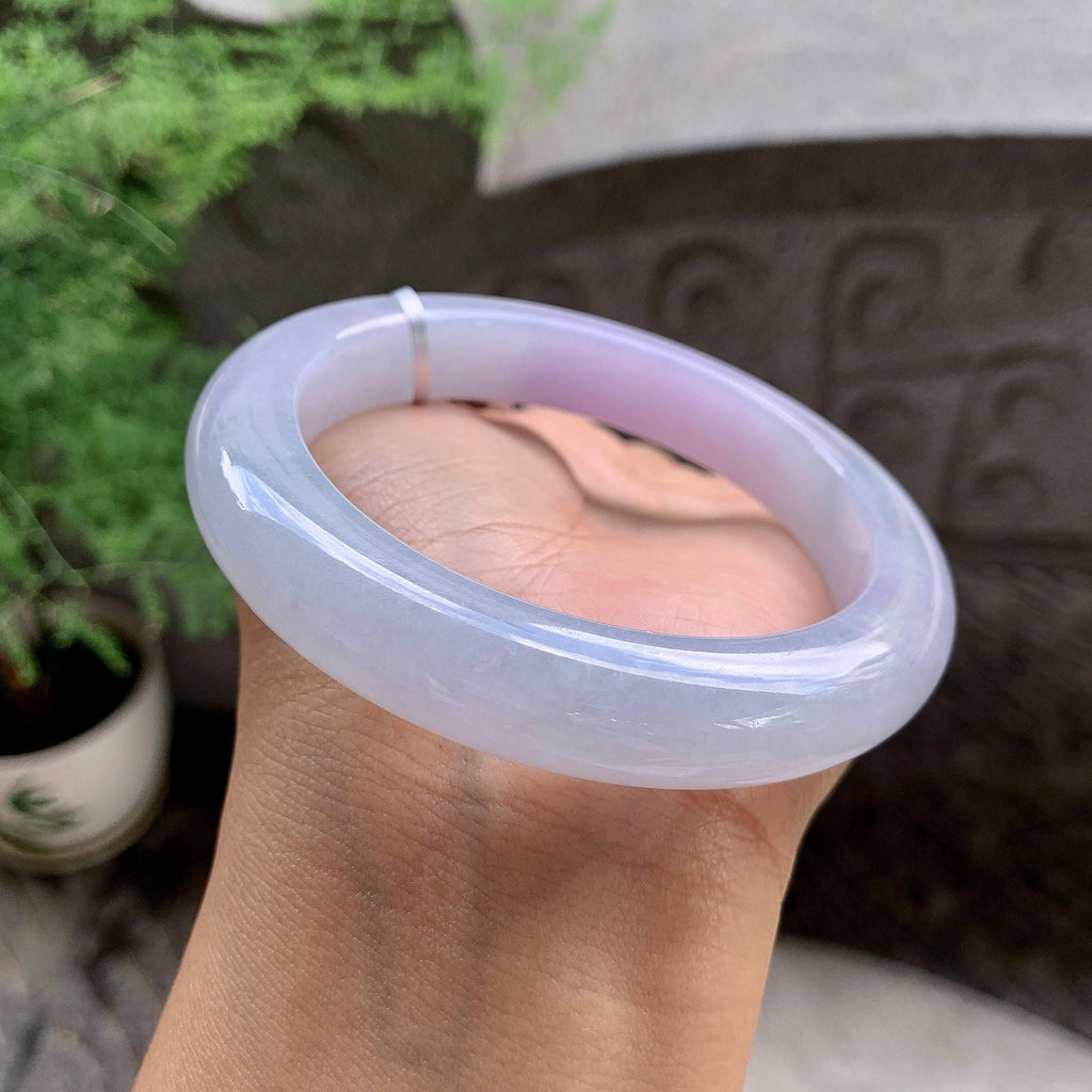 细糯种紫罗兰平安镯（59.6mm）（yc203714）