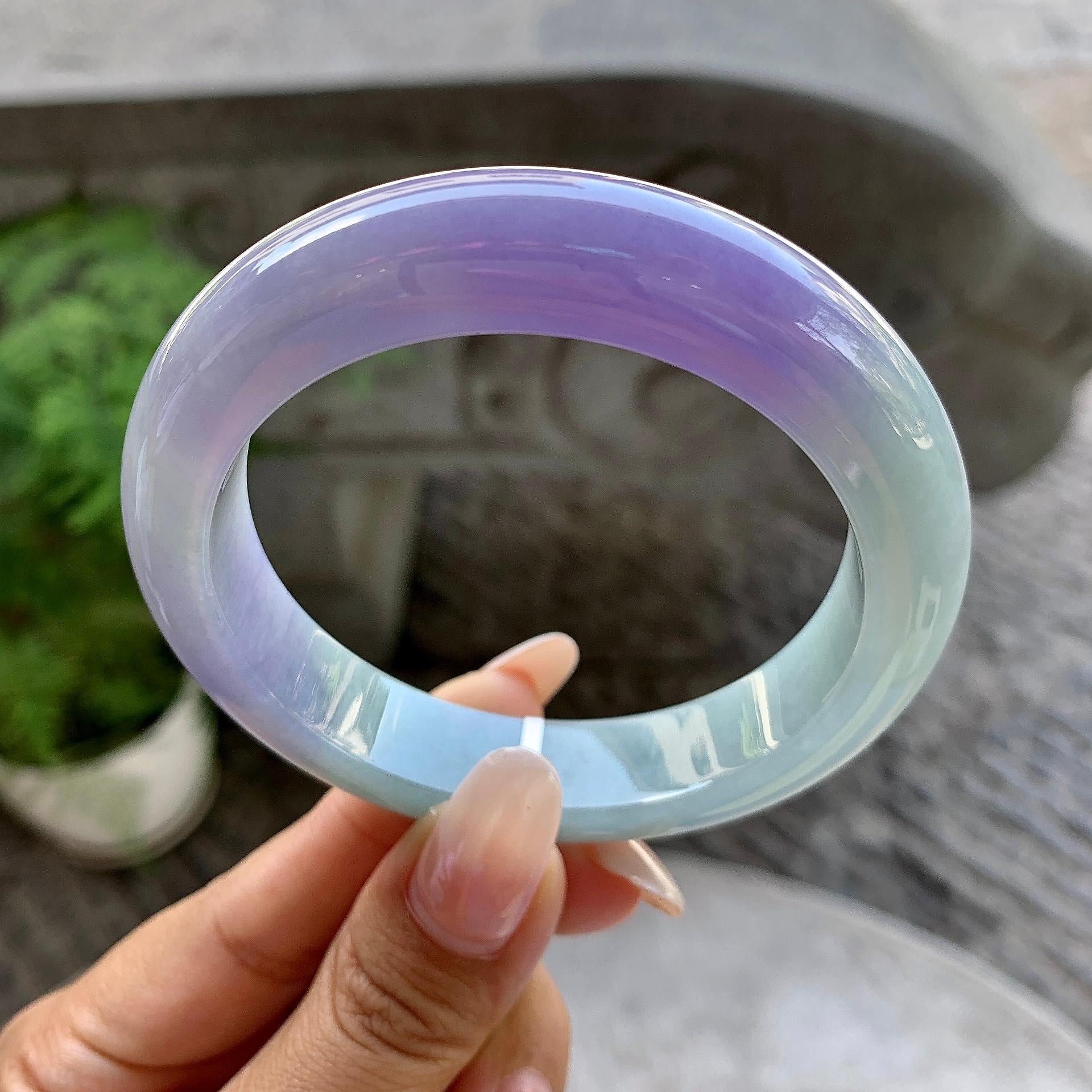 细糯种春彩平安镯（56.8mm）（yc199563）