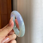 糯冰椿彩翡翠贵妃镯（57.7mm）（yc278186）
