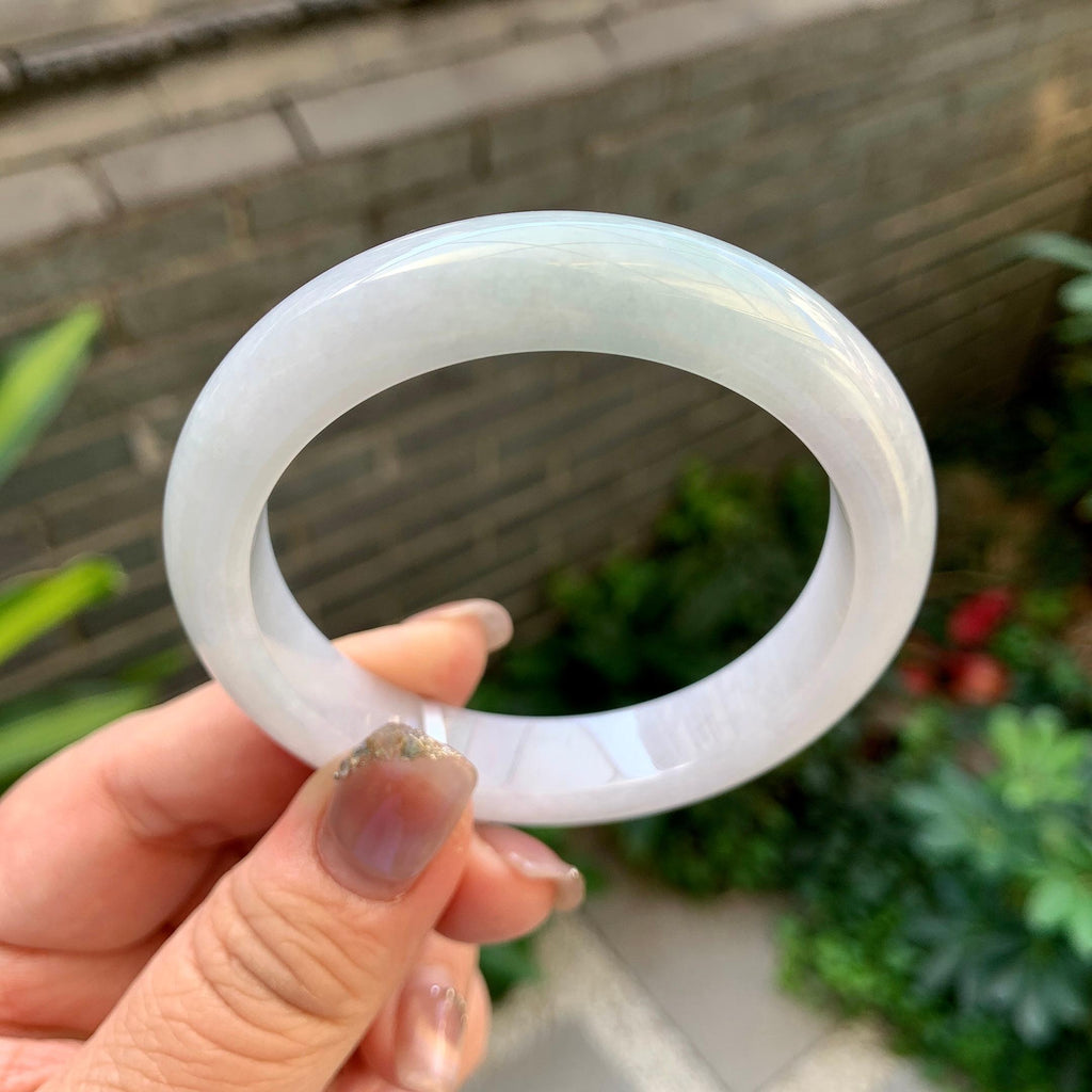 细糯种无色平安镯（53.8mm）（yc291721）