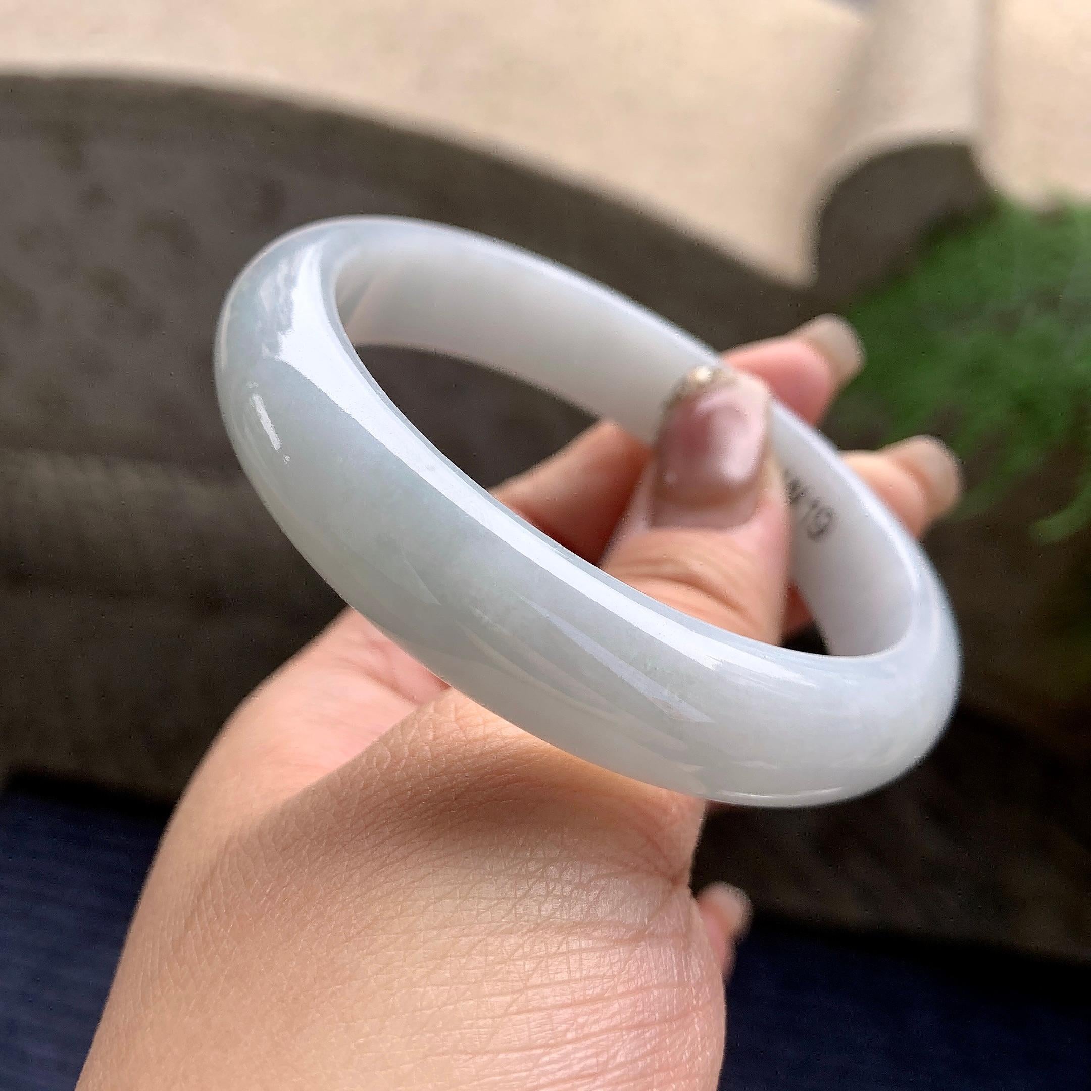糯种无色平安镯（56.7mm）（yc297963）