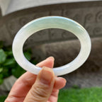 细糯种半山水圆条手镯（52.7mm）（yc304773）