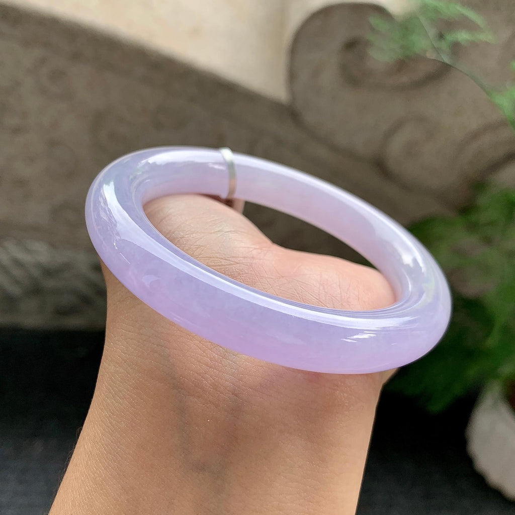 细糯种紫罗兰圆条手镯（57mm）（yc196171）