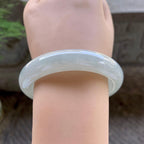 细糯种淡晴底平安镯（57.8mm）（yc199586）