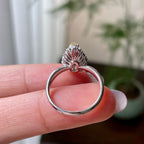 18k金钻镶冰种黄翡葫芦戒指天然缅甸A货翡翠（yc321387）