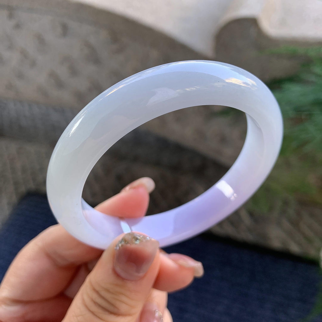 细糯种紫罗兰平安镯（57mm）（yc294658）