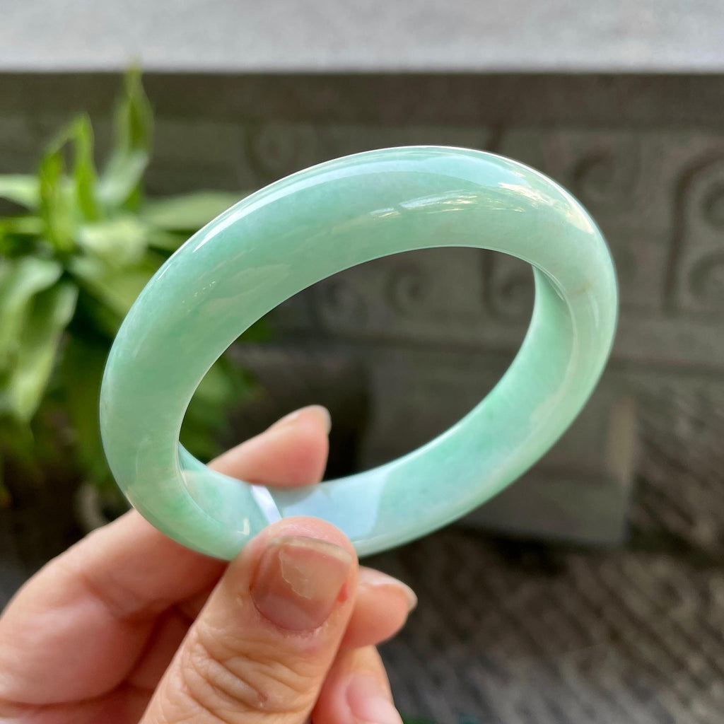 细糯种晴底平安镯（54.3mm）（yc310098）