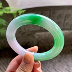 细糯种春彩圆条手镯（56.5mm）（yc202379）
