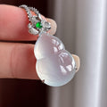 18k金镶冰种起光葫芦挂件（yc723391）