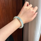 Vòng Ngọc Bích Mi Phi Tuyết Băng Phấn Hoa Đặc Sắc size 52