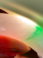 细糯种飘阳绿宽版轮胎手镯（58.4mm）（yc253746）