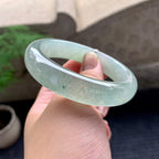 糯冰种晴水平安镯（57.3mm）（yc195953）