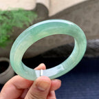糯冰种晴底平安镯（57mm）（yc198226）