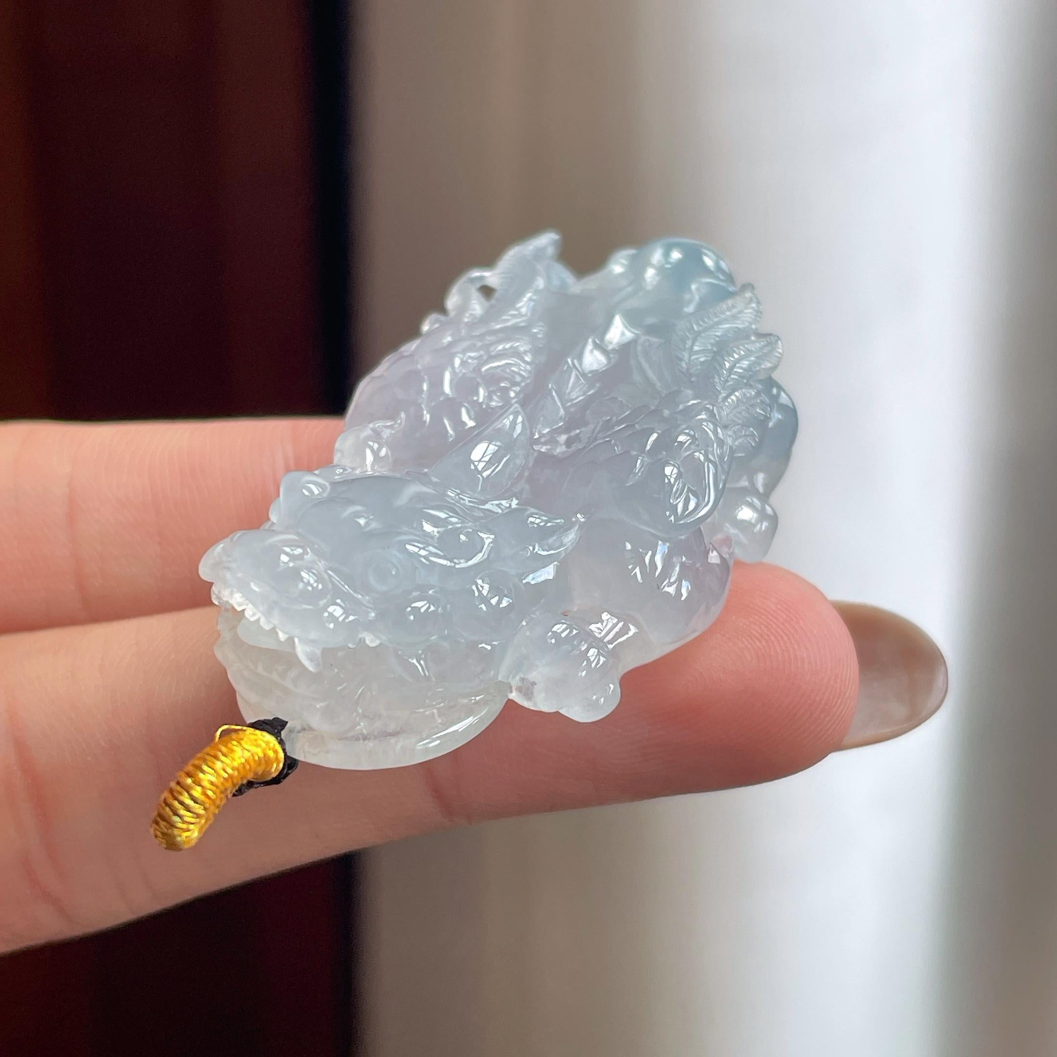冰种淡底色貔貅 天然A货缅甸翡翠（yc455740）