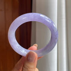 糯冰紫罗兰翡翠平安镯（54mm）（yc406270）