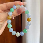 冰种多宝翡翠珠串手串（yc310466）