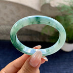 细糯种飘花贵妃手镯（54.2mm）（yc200980）