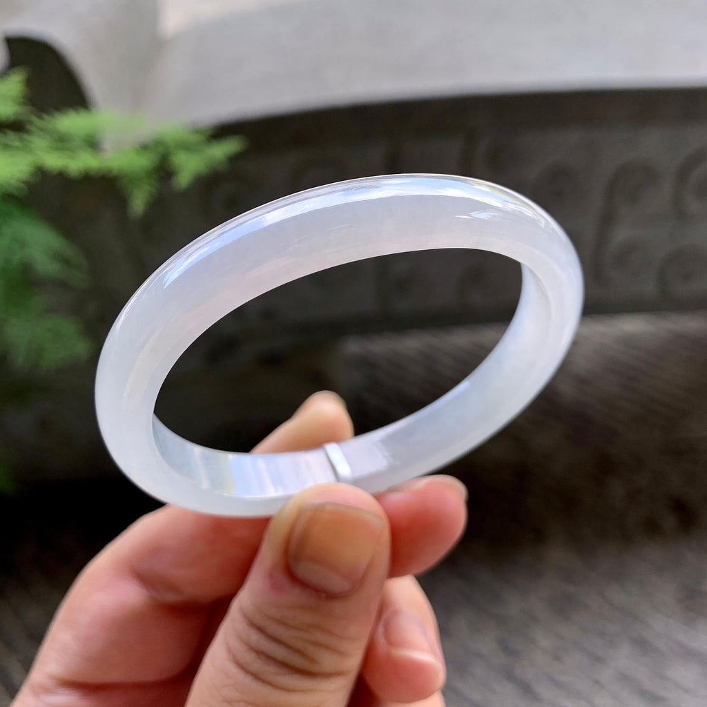 糯冰种无色贵妃手镯（54mm）（yc202392）