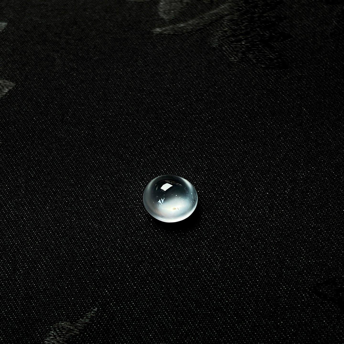 裸石冰玻种无色翡翠蛋面（yc251054）