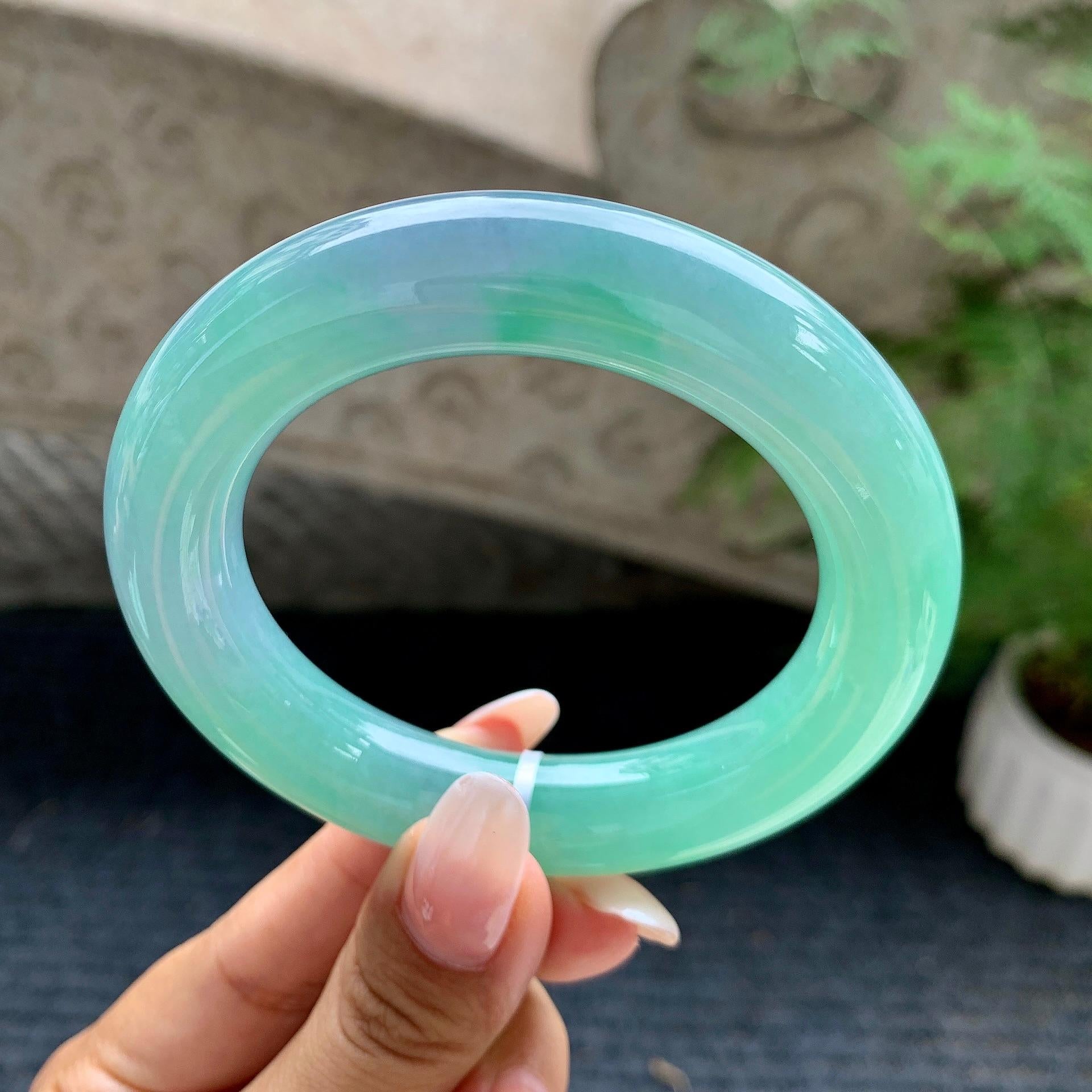 细糯种春彩圆条手镯（56.6mm）（yc196551）
