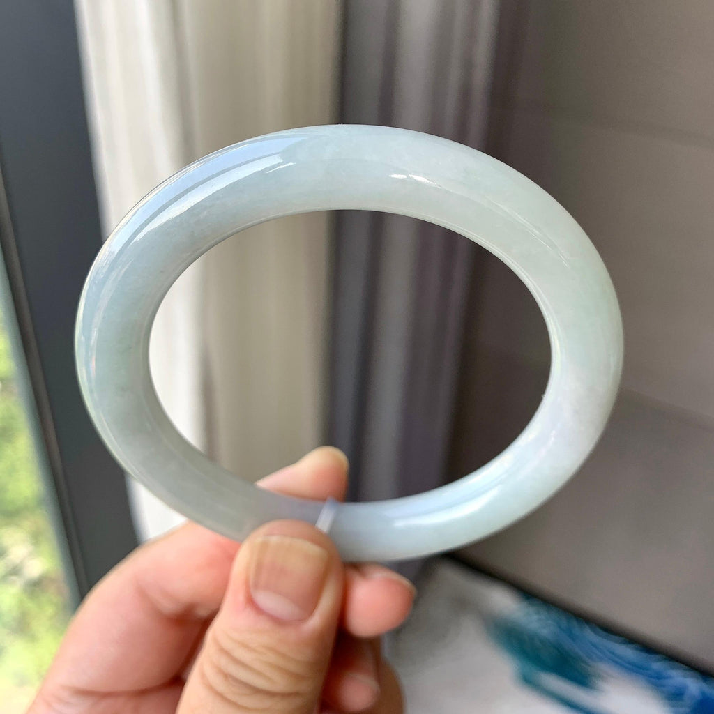 糯种淡晴底圆条手镯（58.2mm）（yc262789）