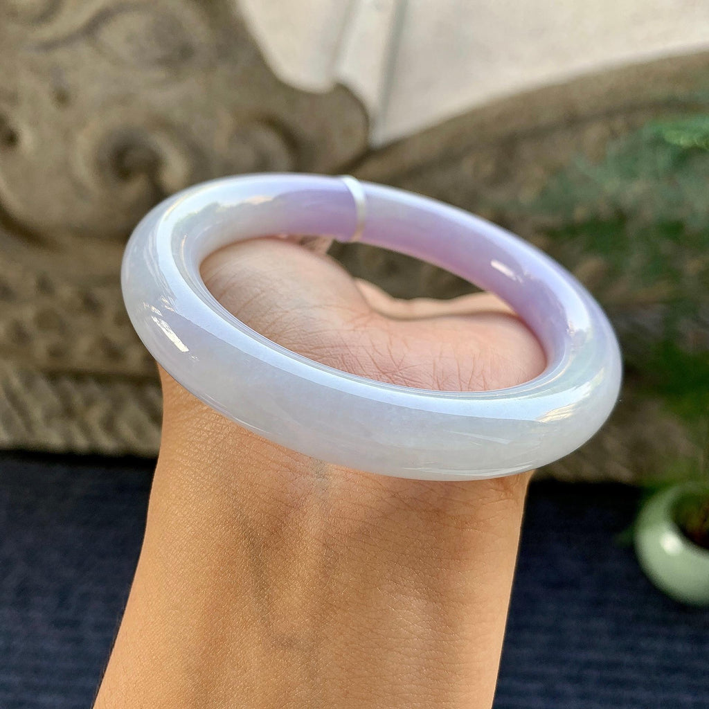 细糯种紫罗兰圆条手镯（57.3mm）（yc249454）