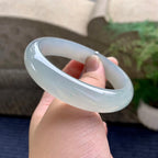 糯冰种淡晴底平安镯（59mm）（yc233896）